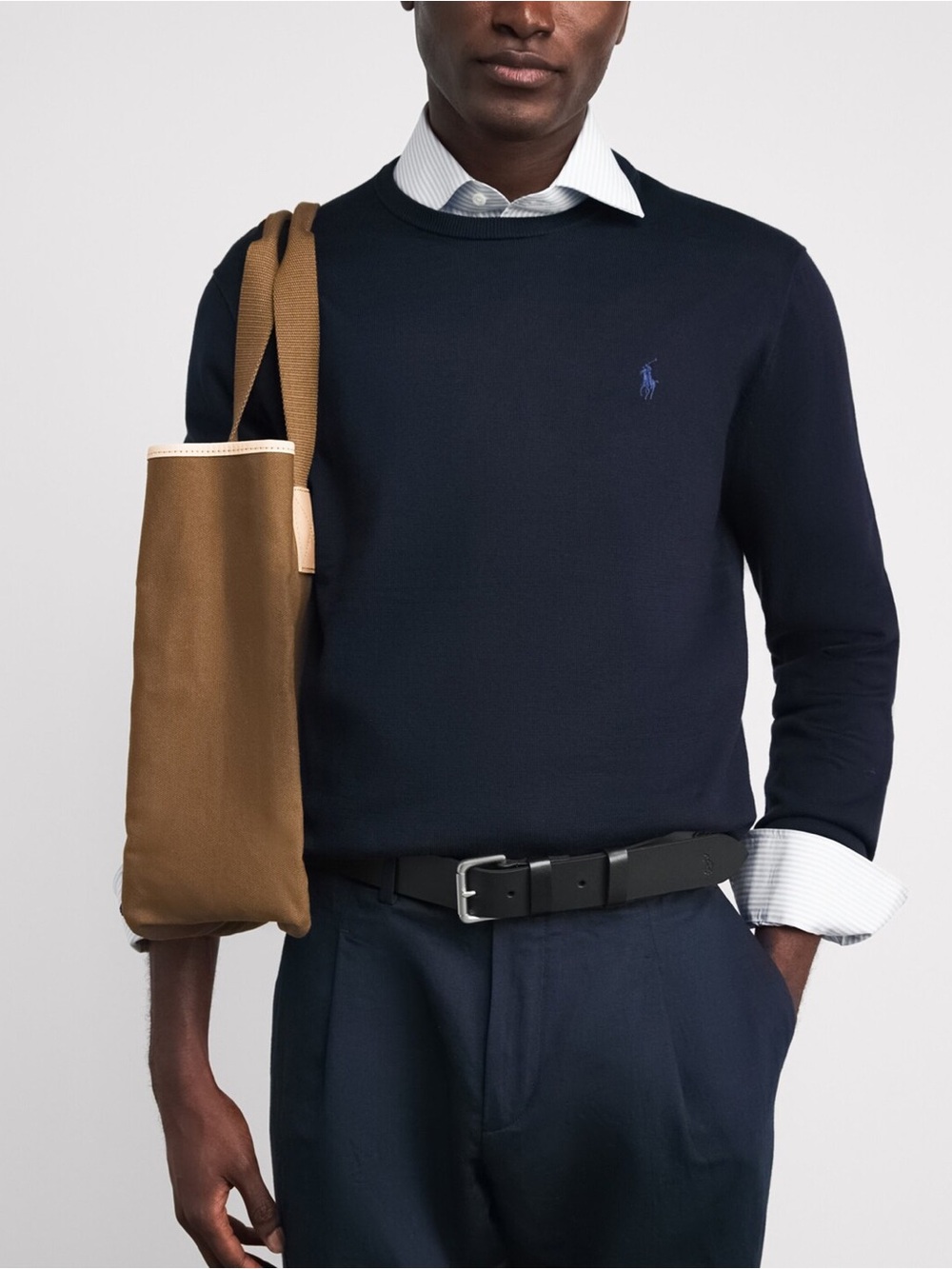 Polo Ralph Lauren Black Leather Belt